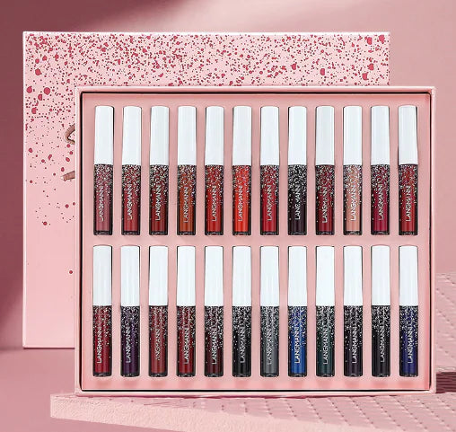 Matte Lip Gloss Set - Non-Stick and Long-Lasting