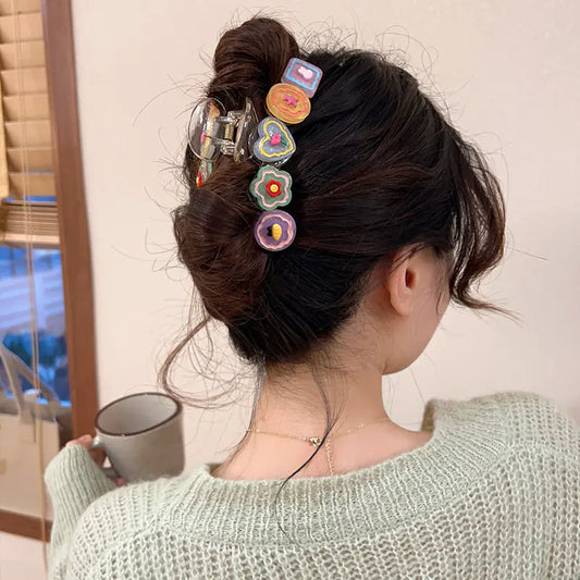 Cute Mahjong Grabber Hairpin Large Size